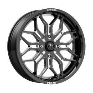 MSA Offroad Wheels – M47 SNIPER – Black – 18″x7″ 10mm – Summer Wheels – MA047BE18704410